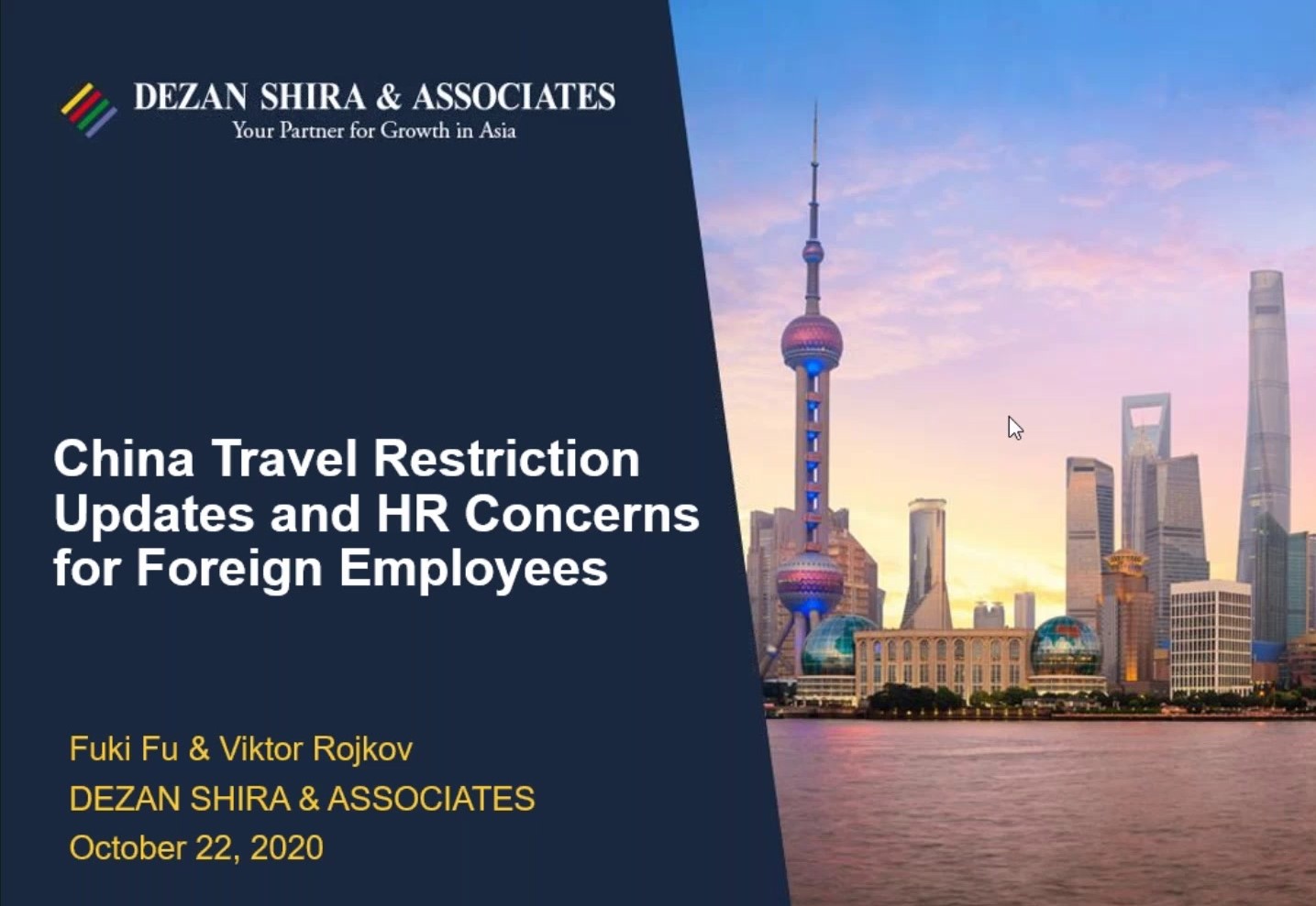 travel restriction to china
