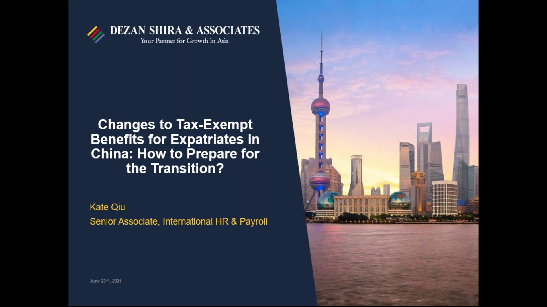 Asiapedia Changes to TaxExempt Benefits for Expatriates in China