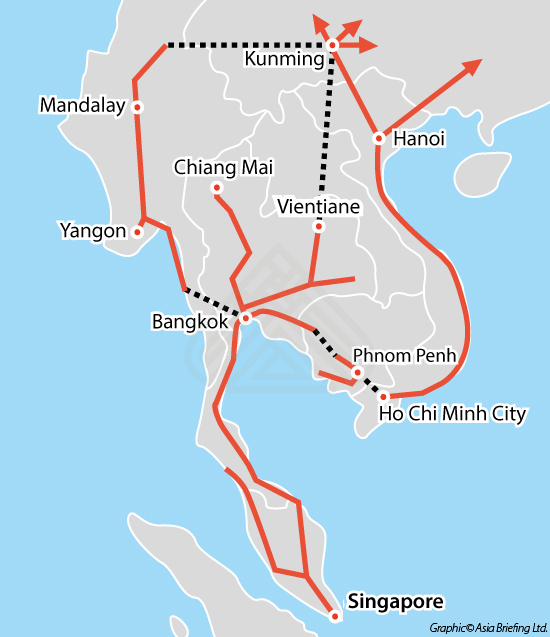 The Eastern Route - China-Vietnam-Cambodia (Railway)