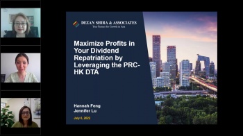 Maximize Profits in Your Dividend Repatriation by Leveraging the PRC-HK DTA