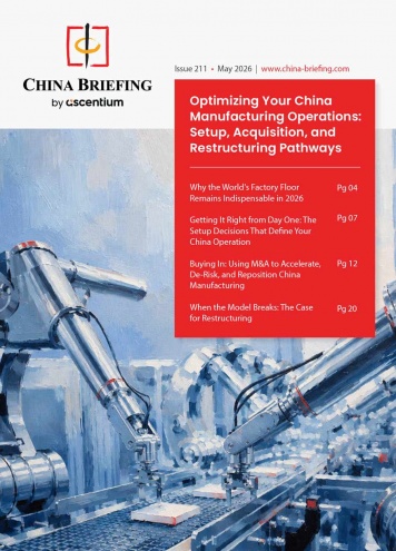 Optimizing Your China Manufacturing Operations: Setup, Acquisition, and Restructuring Pathways