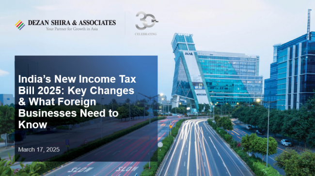 India’s New Income Tax Bill 2025: Key Changes and What Foreign Businesses Need...