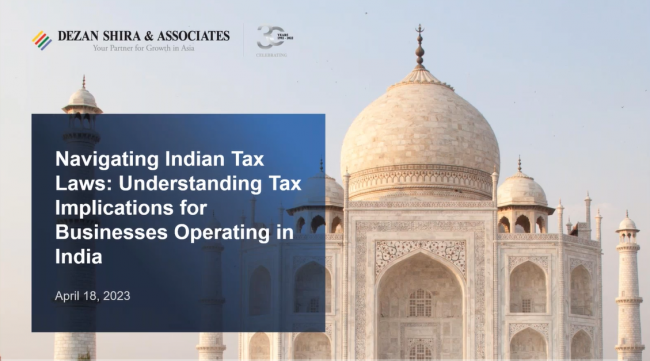 Navigating Indian Tax Laws: Understanding Tax Implications for Businesses Operat...