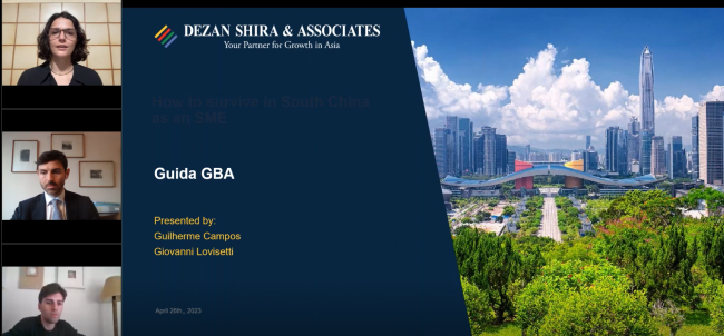[IT] Opportunità per le aziende italiane nella Greater Bay Area cinese  