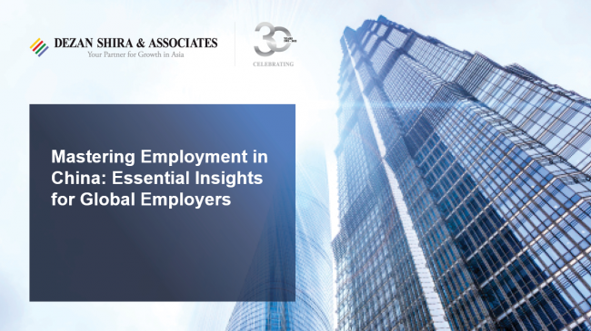 Mastering Employment in China: Essential Insights for Global Employers