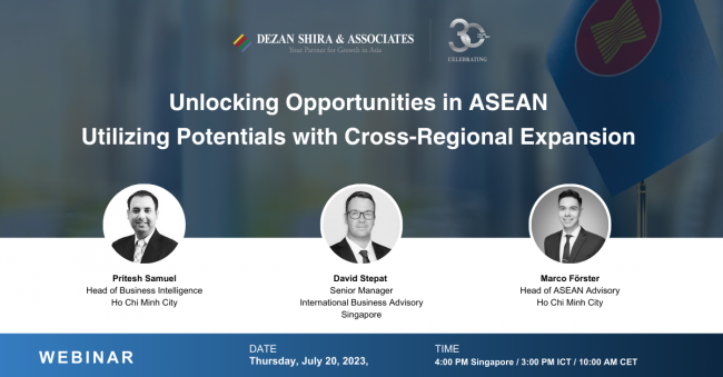 Unlocking Opportunities in ASEAN – Utilizing Potentials with Cross-Regional Ex...