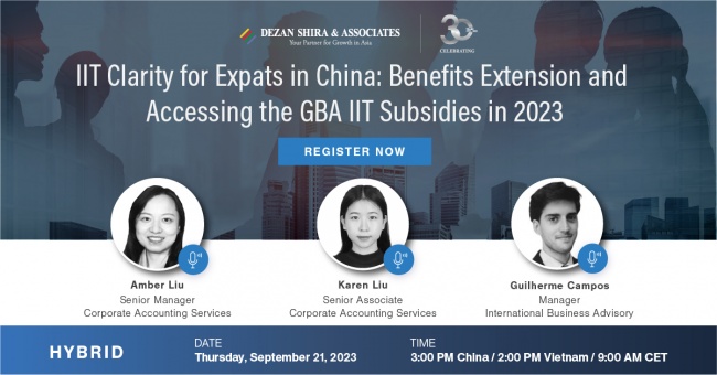 [Hybrid] IIT Clarity for Expats in China: Benefits Extension and Accessing the G...