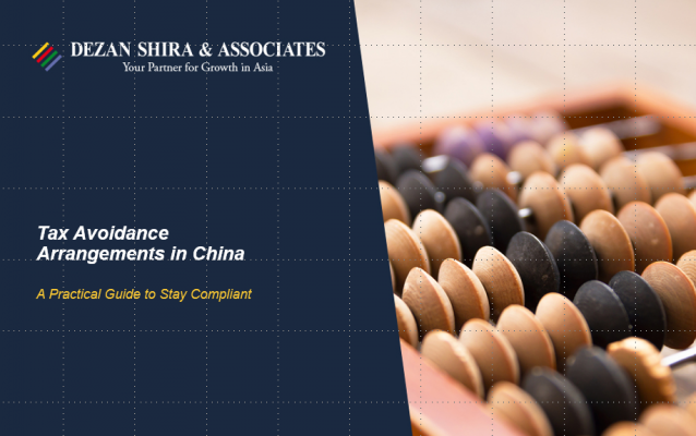 Tax Avoidance Arrangements in China: A Practical Guide to Stay Compliant