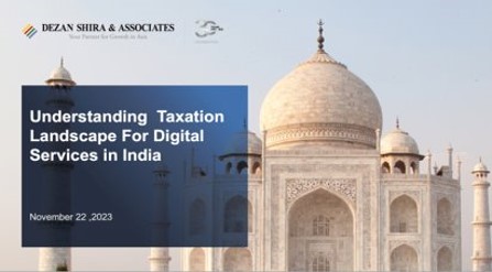  Understanding Taxation Landscape For Digital Services in India​
