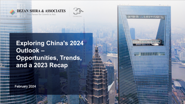 Exploring China's 2024 Outlook – Opportunities, Trends, and a 2023 Recap
