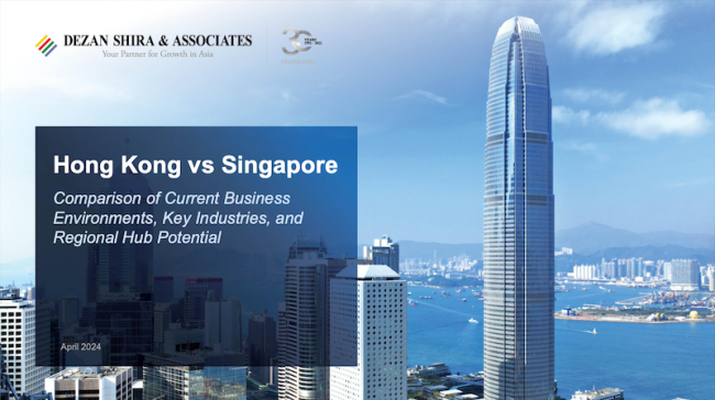 Hong Kong vs. Singapore: A Comparison of Current Business Environments, Key Indu...