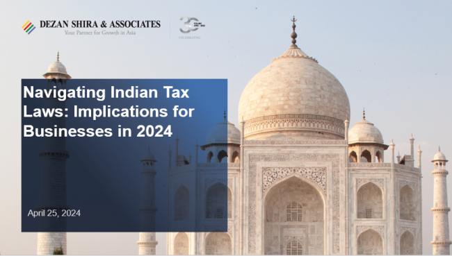 Navigating Indian Tax Laws: Implications for Businesses in 2024