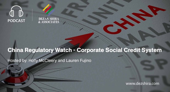 China Regulatory Watch - Corporate Social Credit System