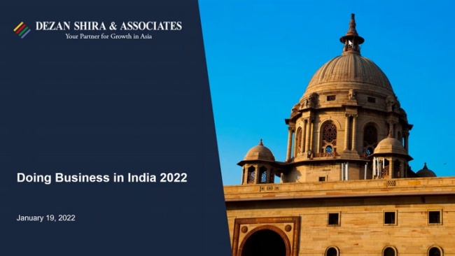 Looking Ahead to 2022: Doing Business in India