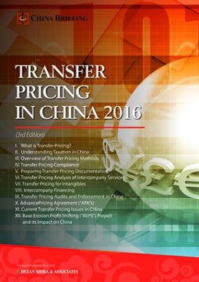 Transfer Pricing in China 2016