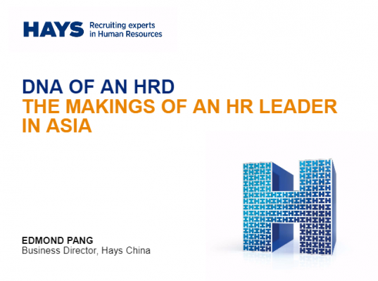 DNA of an HRD: The Makings of an HR Leader in Asia